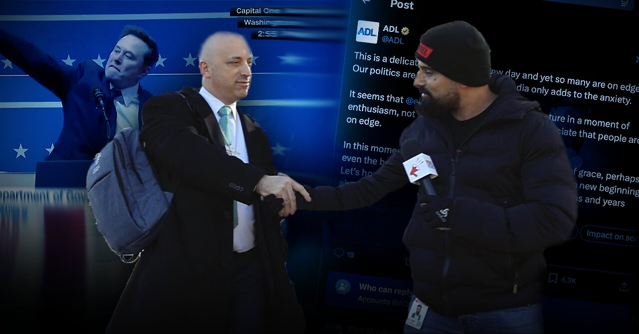 Rebel News confronts ADL's Jonathan Greenblatt on blind spots at WEF