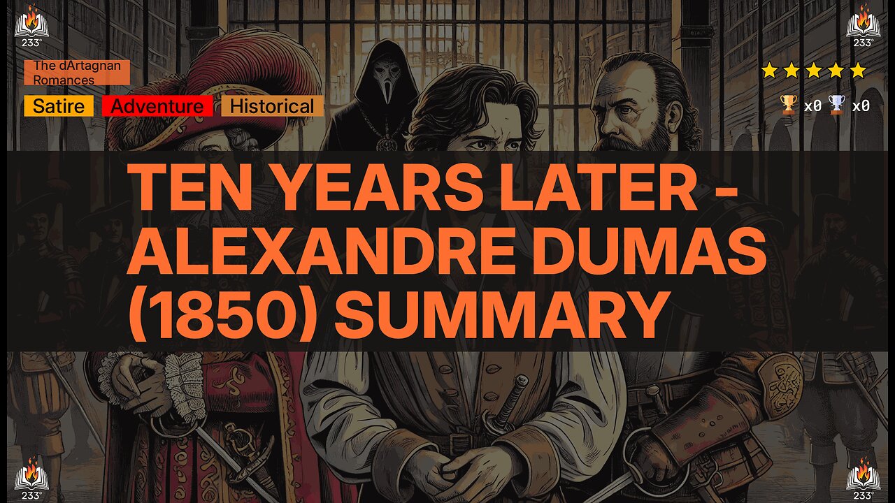 Ten Years Later - Alexandre Dumas (1850) Summary (The d'Artagnan Romances - 4)