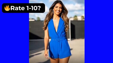 🔥 Rate This Playsuit 1-10? | Supermodel Legs 4K