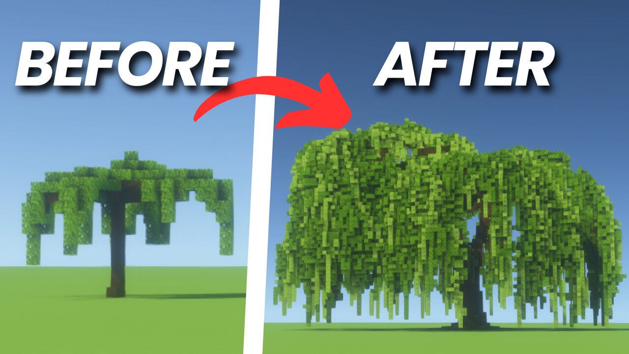 Build Better Minecraft Willow Trees