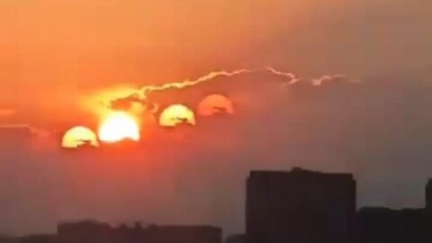 In Chengdu sah man 7 Sonnen gleichzeitig am Himmel und in Brasilien Nibiru