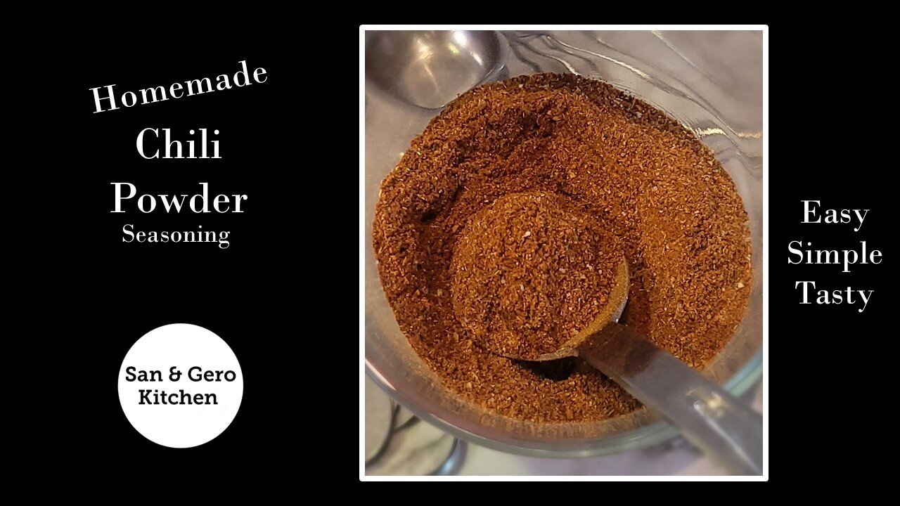 How to make Homemade Chili Powder Seasoning