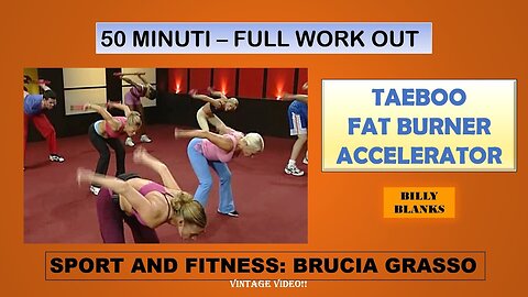 🔥 Billy Tae Bo Amped – Fat Burn Accelerator 🔥 brucia grassi, migliorare resistenza e tonificare