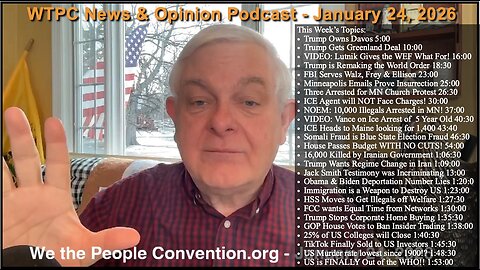 We the People Convention Weekly News & Opinion 1-24-26