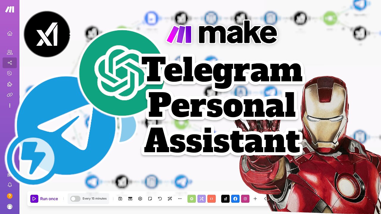 Telegram AI Bot 2025 | Voice, Images, Memory, Chat & Automations with Make + xAI + ChatGPT