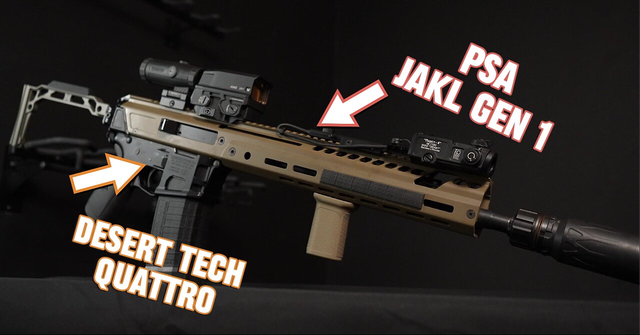 Desert Tech Quattro Lower Receiver and the PSA JAKL Upper Receiver