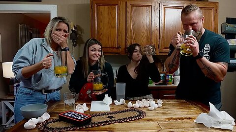 Daughters VS Parents Raw Egg Challenge!!!