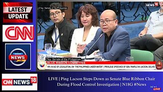 LIVE | Ping Lacson Steps Down as Senate Blue Ribbon Chair During Flood Control Investigation