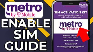 HOW TO ACTIVATE METRO BY T MOBILE SIM CARD