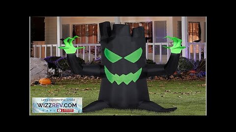 Black Tree with Lights Inflatable Yard Decoration Review