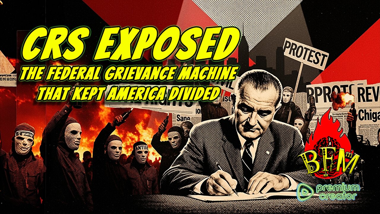 CRS EXPOSED: The Federal Grievance Machine That Kept America Divided
