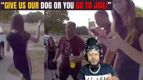 Couple Shares Video Of A Back & Forth W/ Their Neighbors Over Their Lost Dog Wandering In Their Yard