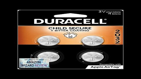 Duracell 2032 Lithium Battery. 4 Count Pack. Child Safety Features. Compatible Review