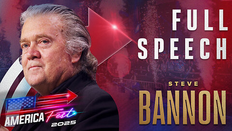 FULL SPEECH: Steve Bannon at AMFest 2025. 🇺🇸