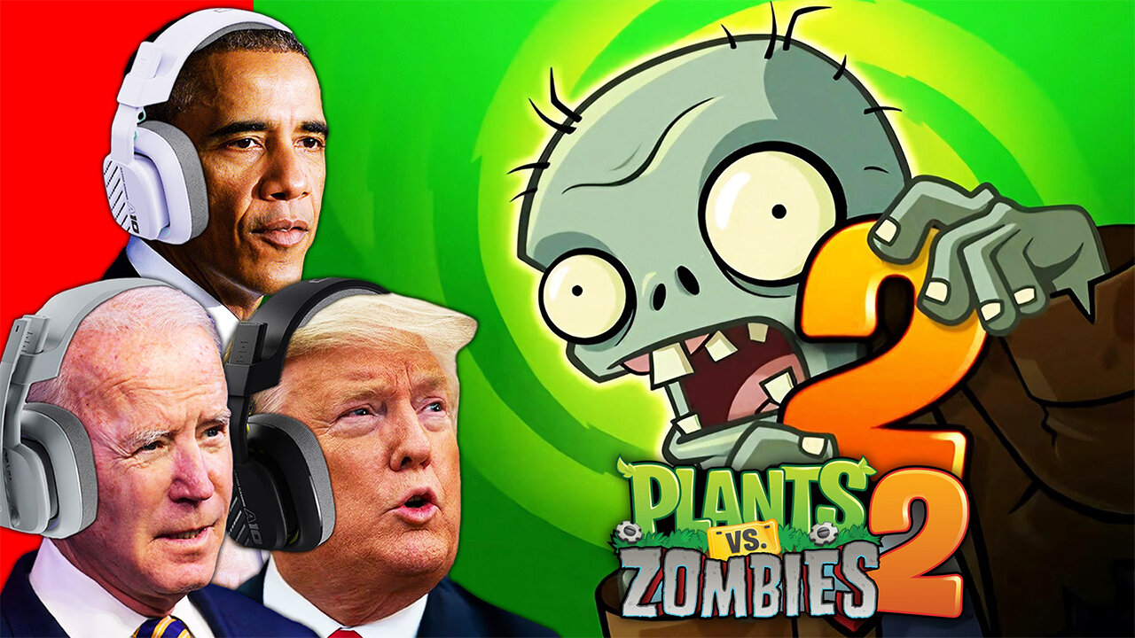 Presidents Play Plants VS Zombies 2