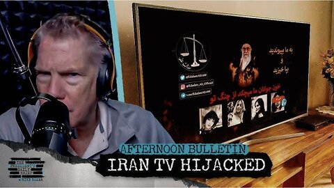 IRANIAN TV HACKED - Exiled Prince Hijacks Regime Media