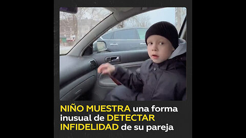 Niño da un ingenioso consejo para averiguar si su pareja es infiel