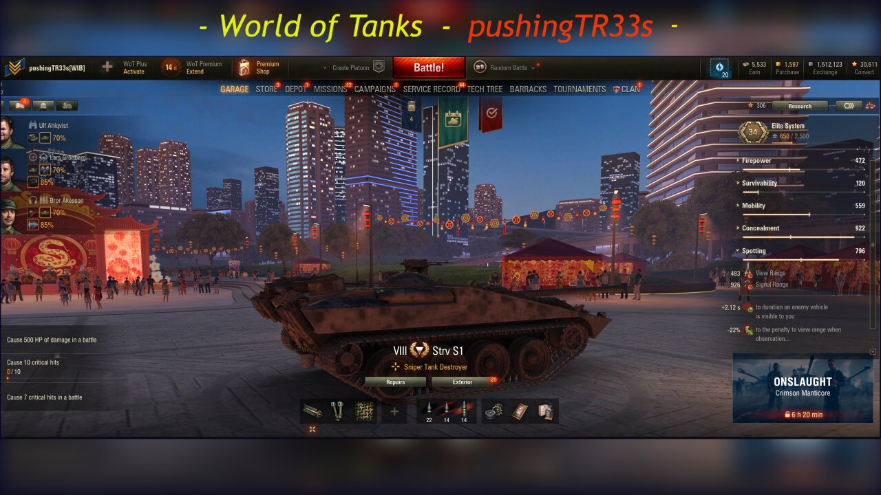 Monday Tanks (World of Tanks - PC)