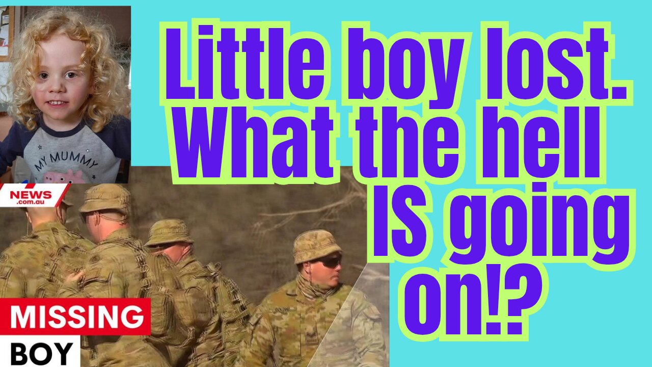 Australia's little boy lost... sinister vibes gathering