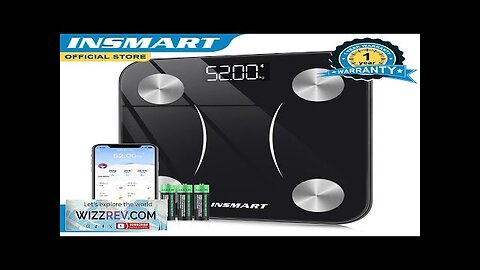 INSMART Digital Body Weight Scale Bluetooth Smart Electronic Digital Bathroom Scales Review