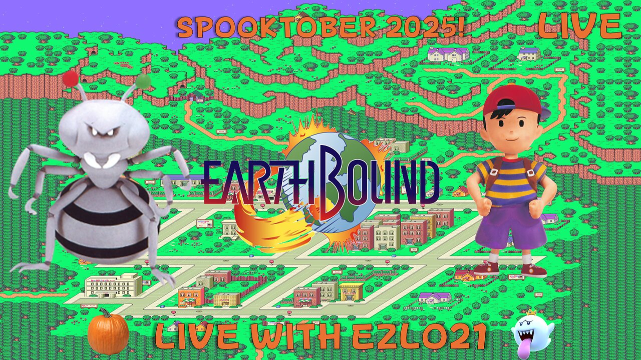 🎃 Earthbound for Spooktober Day 4 | Live With EZLO21 👻