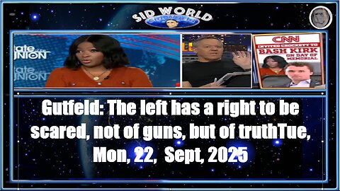Gutfeld-The left has a right to be scared, not of guns, but of truth