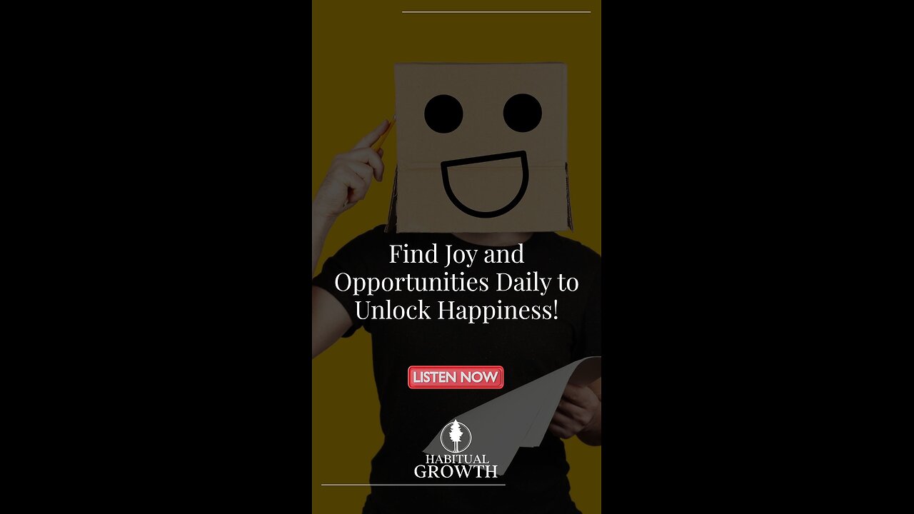 Happiness isn’t something you find