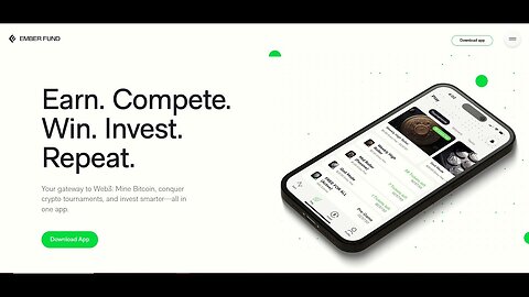 EMBER FUND 🥰 FREE APP TO EARN REAL SATOSHI 💰 CASH OUT AT $5 VERY GOOD 💪 MANY FREE 😎 WAYS TO EARN 💲💱💰