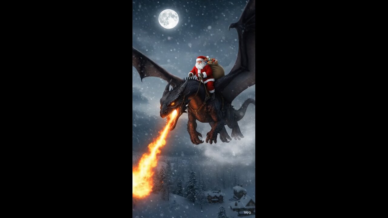 Santa and the dragon