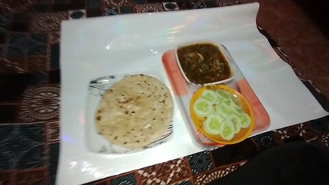 Eating Palak Gosht | Real Desi Taste | By Shahmeer