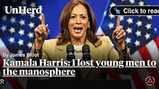 IT'S OFFICIAL: KAMALA HARRIS ADMITS LOSING TO THE BLACK MANOSPHERE - BOOM!