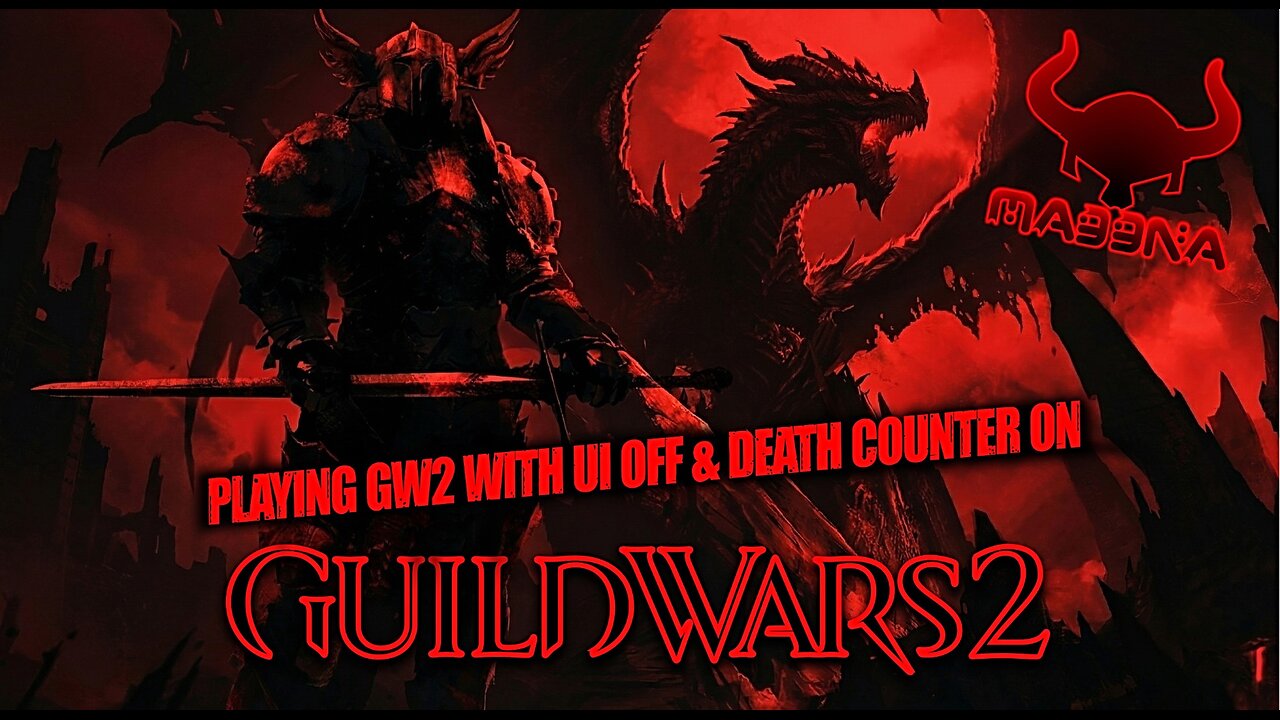 GUILD WARS 2 HC RUN FROM ZERO WITH UI OFF / DEATH COUNTER ON 000-004