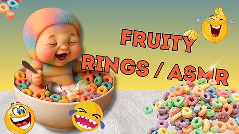 Eating fruit ringsASMR – Crunch & Satisfaction!