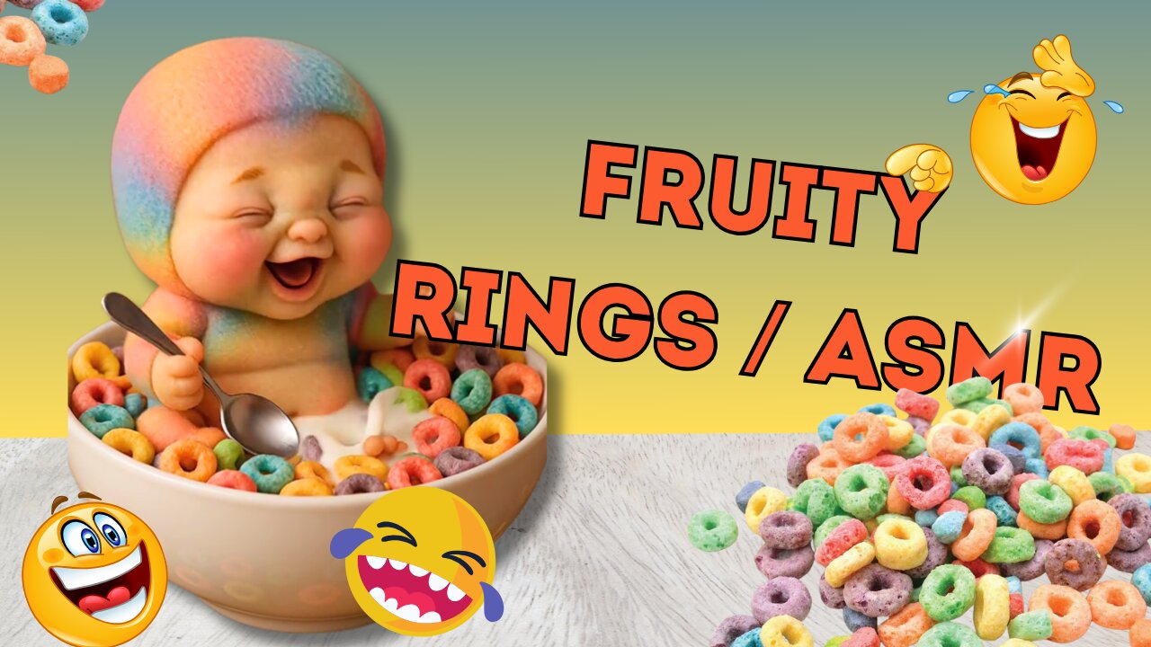 Eating fruit ringsASMR – Crunch & Satisfaction!