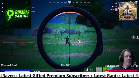 Double Elimination in Fortnite - Full Screen