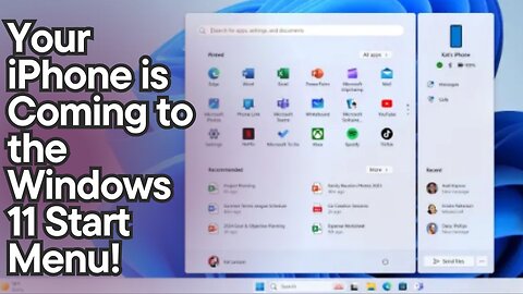 Windows 11’s BIG iPhone Update: Start Menu Gets a Game-Changing Feature!
