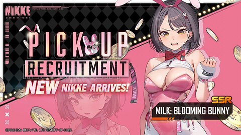 Goddess of Victory Nikke COINS IN RUSH BannerGameplay Milk Blooming Bunny