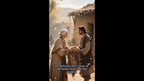 “He defends the cause of the fatherless and the widow, and loves the foreigner. — Deuteronomy 10:18