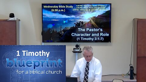 The Pastor’s Character and Role (1 Timothy 3:1-7) - Hillsdale's Wed. Bible Study, March 12, 2025