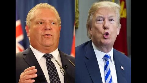 Doug Ford RIGHTFULLY ends export tax. Do this instead! It's NOT our job to protect America's border!