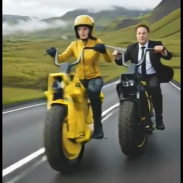 Elon Musk With Women on One Wheel Bike – You Won’t Believe This Ride!