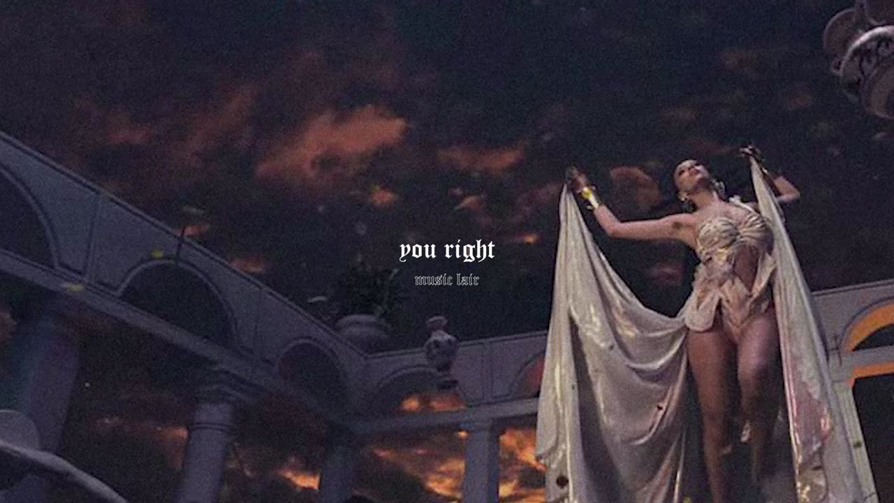 doja cat, the weeknd - you right (slowed + reverb)