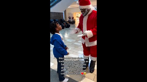 SANTA FOR BLACK PEOPLE? " ITS GETTING CRAZY OUT THERE" HA