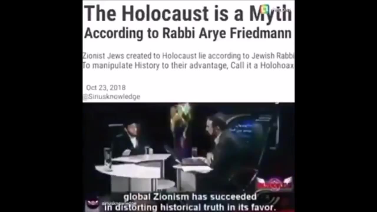 The Holocaust is a Myth According to Rabbi Arye Friedmann