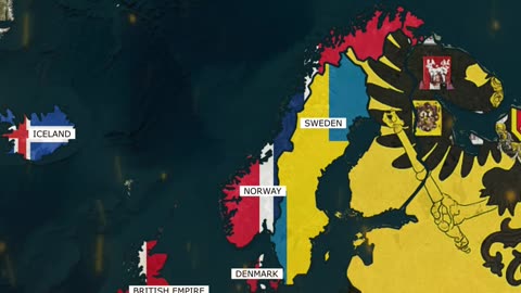 Europe before WW1 (1914) vs Europe after WW1 (1919)
