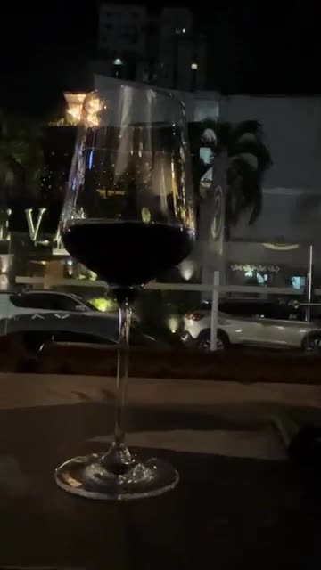 A Glass Of Red Wine In Cali, Colombia