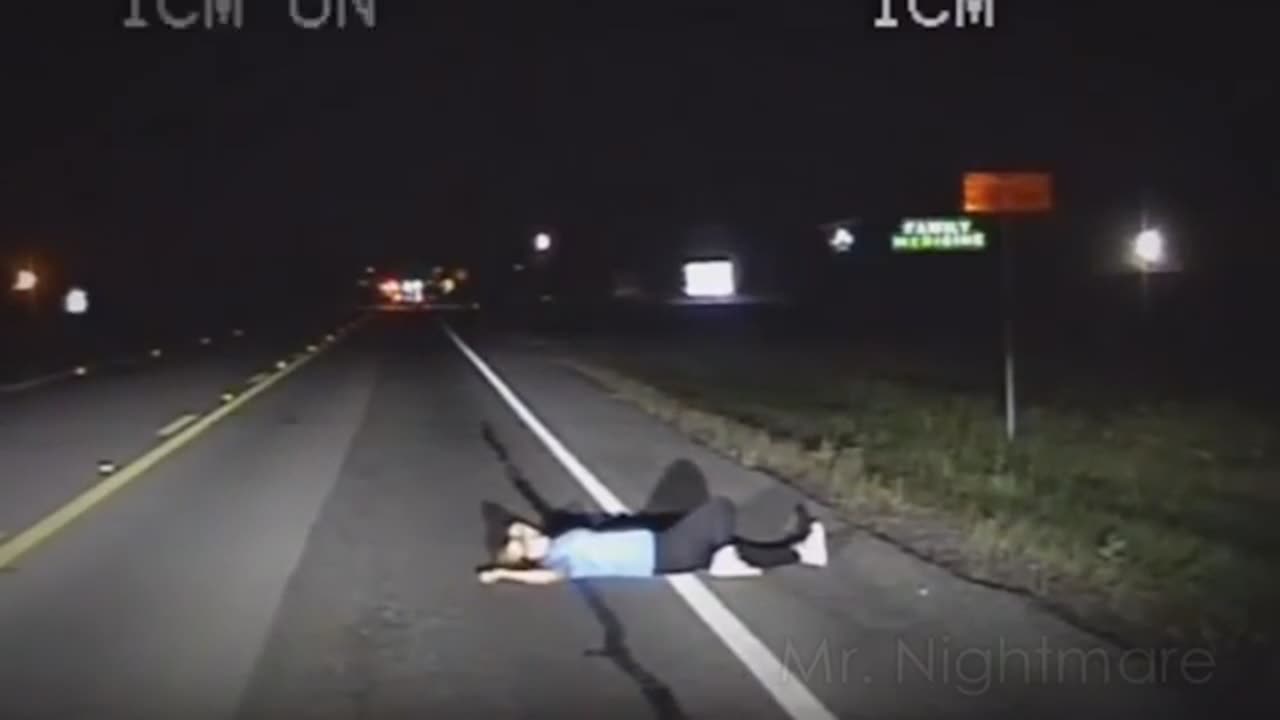 Unnerving Encounters on Roads at Night