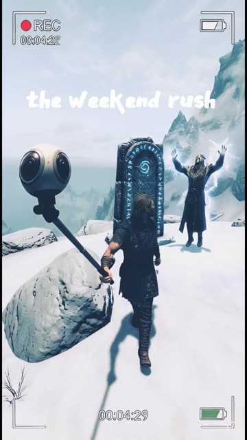 Vlog: 360 Camera Edition 🐉 #Skyrim #Vlog