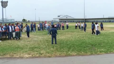 BIG STAN [] Prison Yard Fight Scene