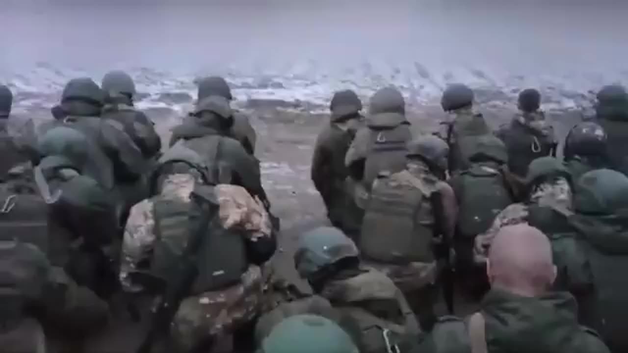 Russian soldiers - prayer before battle!